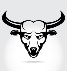 bulls head Vector Image