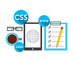 programming software vector image