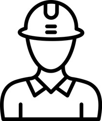 Engineer icon which can easily modify or e vector