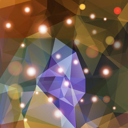 polygonal abstract geometry background with shiny vector image