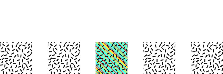 Retro seamless pattern in memphis style design vector