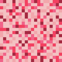 seamless pattern design with colorful pixels vector image