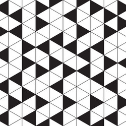 Geometric Triangle Pattern vector image