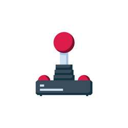 joystick icon computer component flat style vector image