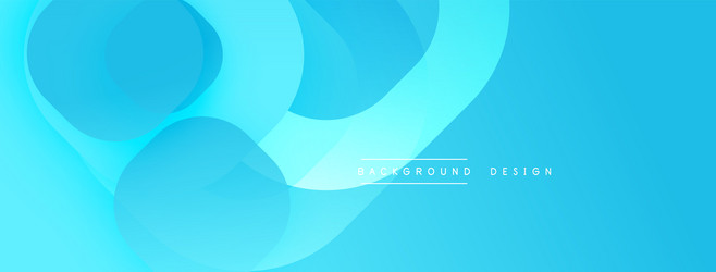 circular abstract design with overlapping vector image