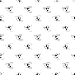 globe and empty speech bubbles pattern vector image