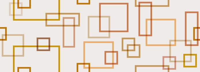 seamless pattern intersection of squares template vector image