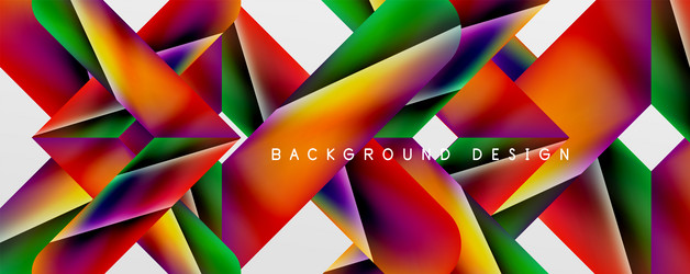 triangle fluid color gradient abstract background vector image