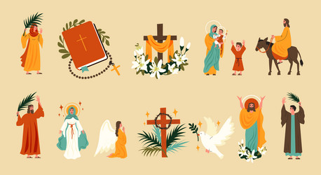Easter icons set Royalty Free Vector Image - VectorStock