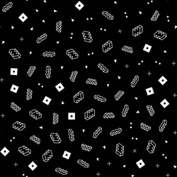 Retro Memphis Abstract Pattern vector image