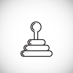 Car part icon on background for graphic and web vector
