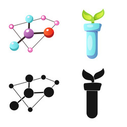 isolated object of and symbol set ve vector image