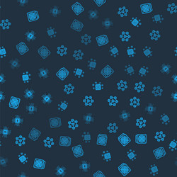 set asic miner blockchain technology vector image