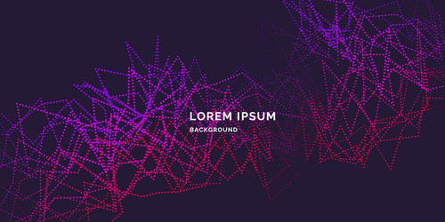 abstract background with dynamic waves vector image