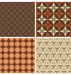 Geometric Square Patterns vector image