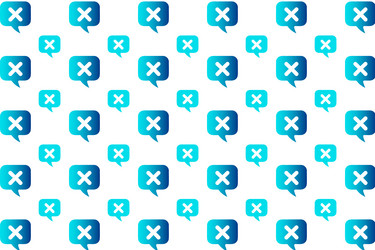 Abstract wrong answer pattern background vector