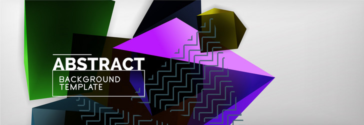 dark 3d triangular low poly shapes abstract vector image