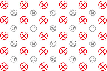 Abstract wrong pattern background vector