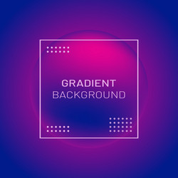 Template with abstract gradient shapes vector