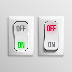 Icon on off switch Royalty Free Vector Image - VectorStock