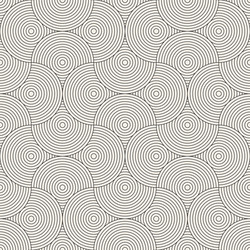 seamless pattern repeating geometric elements vector image