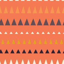triangles in a row seamless pattern vector image
