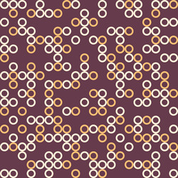 seamless color pattern with small circles or dots vector image
