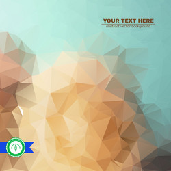 abstract colorful triangles background vector image