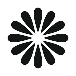 loading circle sign icon simple style vector image