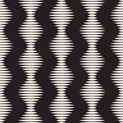 seamless pattern repeating geometric elements vector image