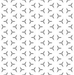 thin linear figures monochrome seamless pattern vector