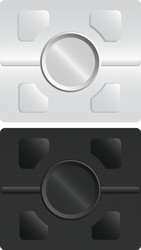 abstract background with image control vector image