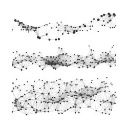 Complex Network Structure vector image