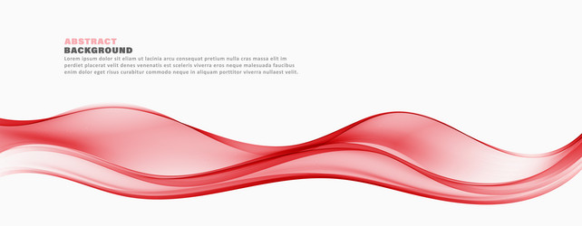 Smooth abstract flow of transparent red wave vector