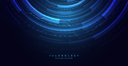 Futuristic web data hud backdrop for cyber vector