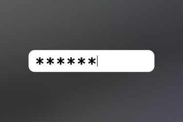 Secure Login Sequence vector image