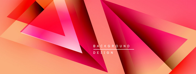 abstract geometric shapes overlap creating vector image