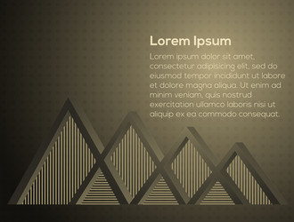 Geometric Triangle Pattern vector image