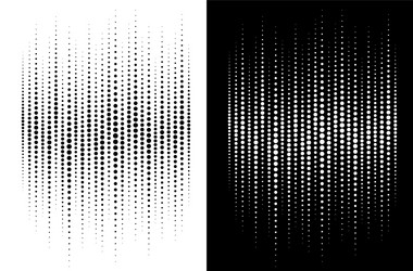 Halftone Gradient Circle Dots Texture vector image