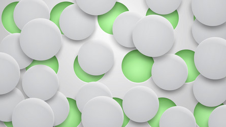 background holes and circles with shadows vector image
