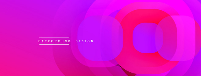 circular abstract design with overlapping vector image