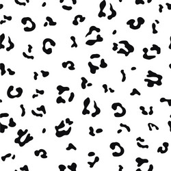 seamless leopard pattern print vector image