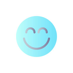 portrait mode flat gradient color ui icon vector image