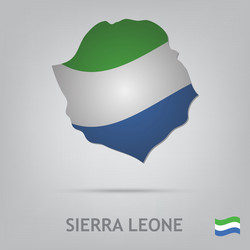 Map of sierra leone Royalty Free Vector Image - VectorStock