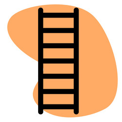 Ladder an extendable device for reaching heights vector