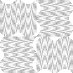modern design lines pattern repeat undulated vector image