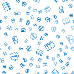 set line ui or ux design sketchbook album vector image