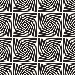 seamless pattern repeating geometric elements vector image
