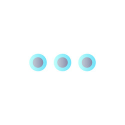 Ellipsis flat gradient color ui icon vector
