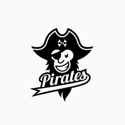 Pirate mascot Royalty Free Vector Image - VectorStock